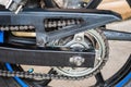 Sport BikeÃ¢â¬â¢s Chain on Rear Wheel